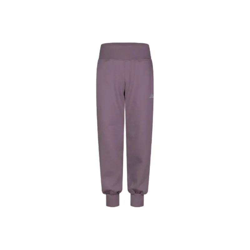 Adidas Knitted Sports Pants Women's Purple-0