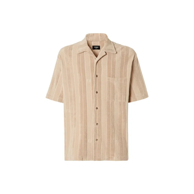 FENDI Shirts Men Beige-0