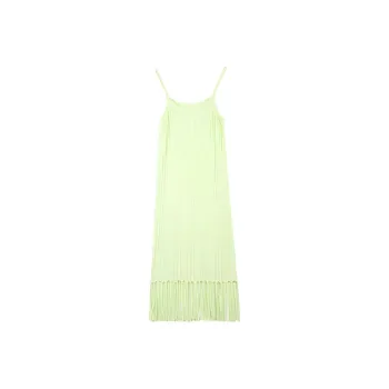 BLUEerror Slip Dresses Women's Light Green