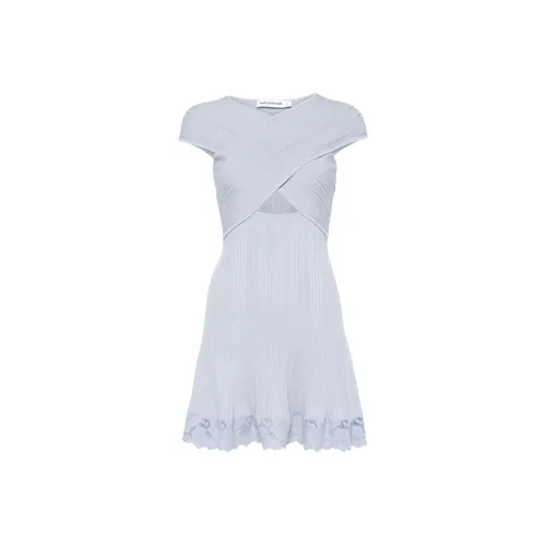 Self portrait Lace hem Mini Dress