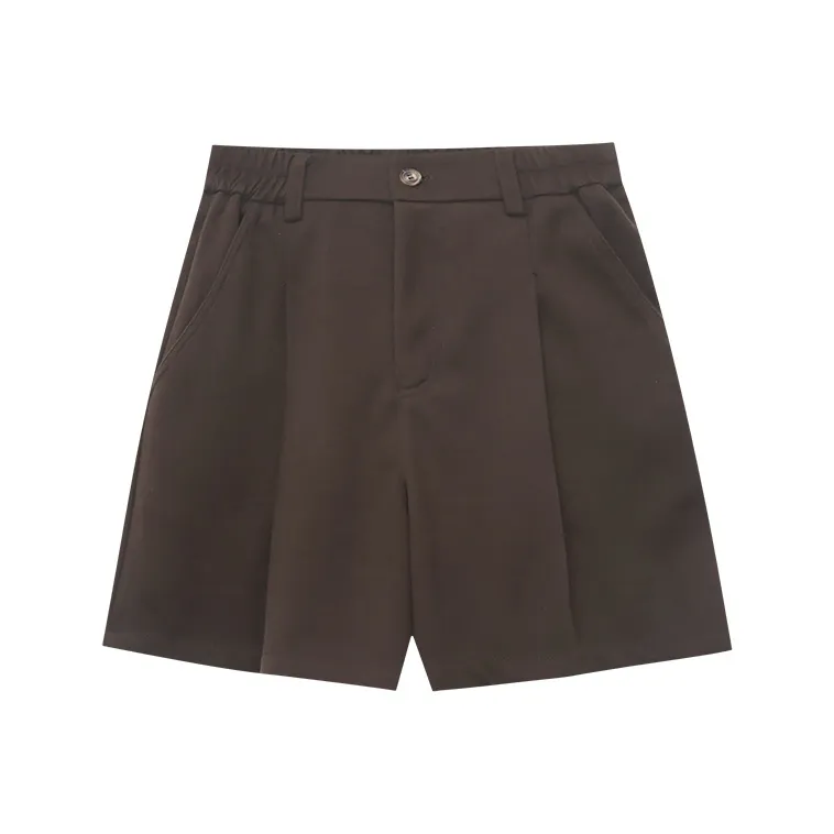 CHARM PICK Casual Shorts Women's Coffee-0