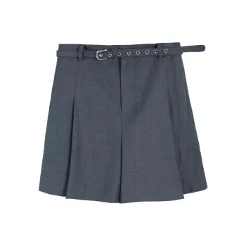 Self Who Casual Shorts Women's Tranquil Gray