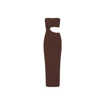 Skims Sleeveless Dresses Women's Cocoa Brown