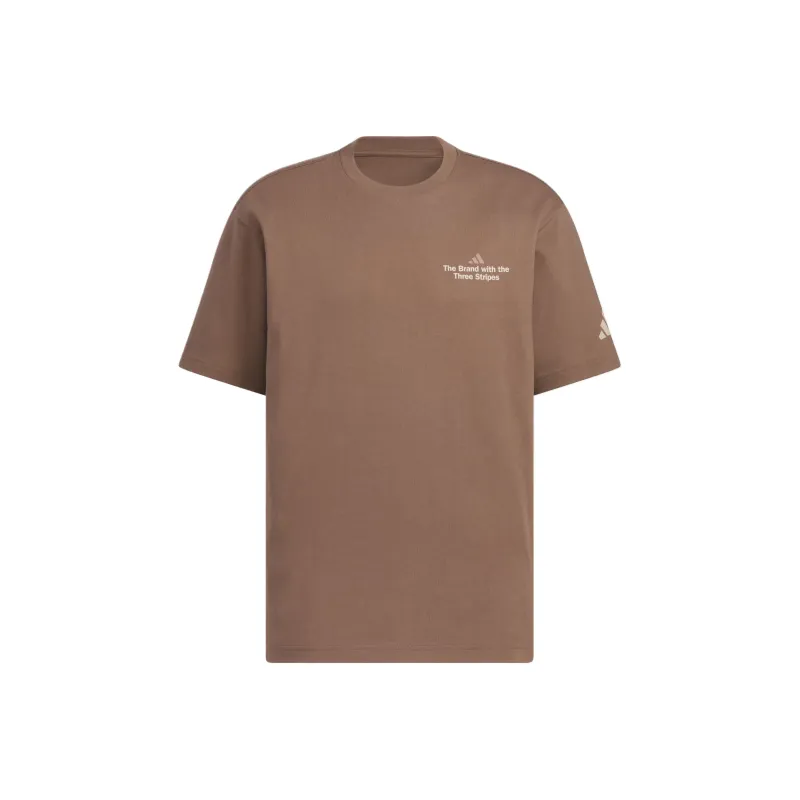 Adidas GFX SHORT SLEEVE T SHIRT T Shirt Men's Brown-0