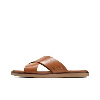COLE HAAN Slip Resistant Slide Slippers Men's Brown
