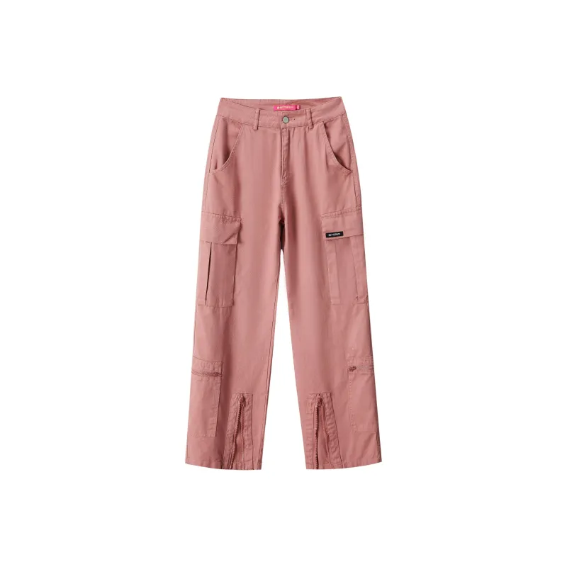 BETTERSAY Cargo Pants Women's Dusty Pink-0