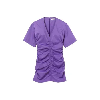 Sandro Short-Sleeved Dresses Women's Purple