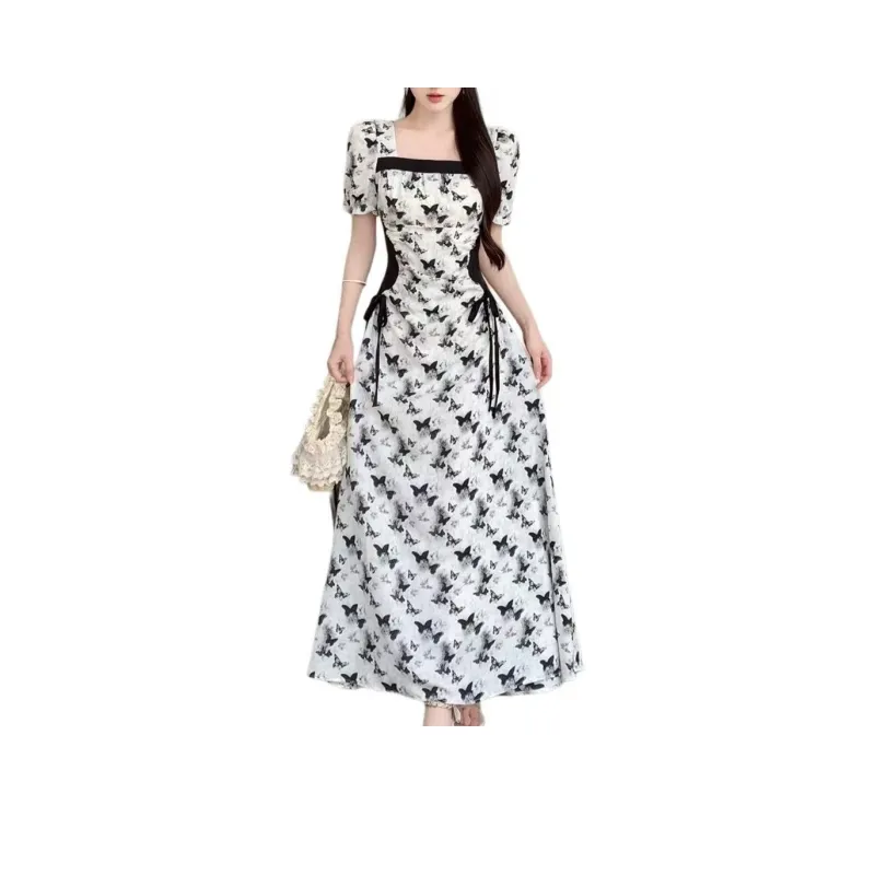 KEAB Short Sleeved Dress Women's White-0