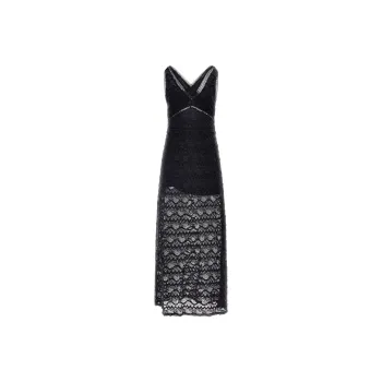 GUESS Back Neckline Dress Sleeveless Dress Women's Black