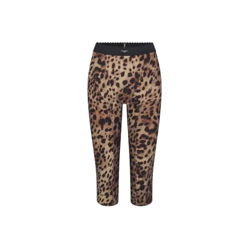 Skims X Dolce&Gabbana Skims Body Capri Leopard
