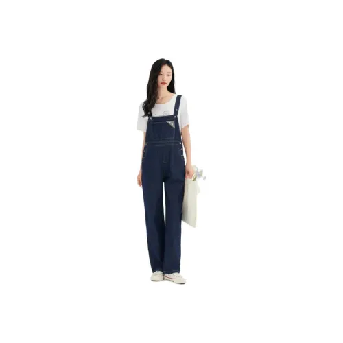 Fragment Overalls Women's Denim Blue