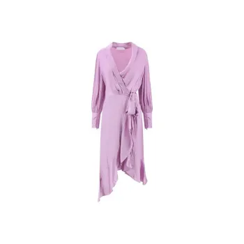 Zimmermann Wrap Detailed Midi Dress