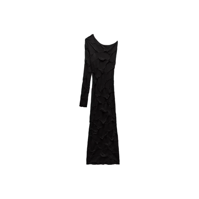 ZARA Long Sleeved Dresses Women's Black-0