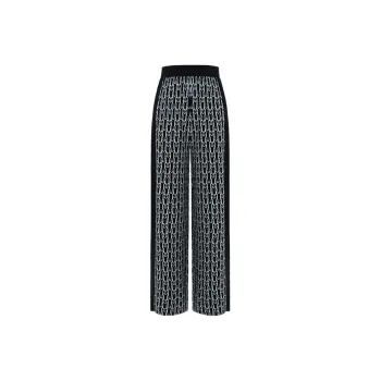 THE SEA LIFE Knitted Sweatpants Women's Black Mage