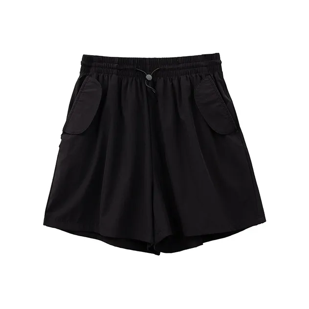 Merry City Casual Shorts Women's Black-0
