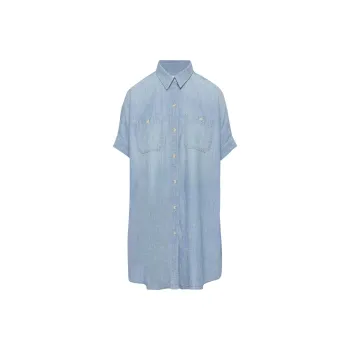 ARITZIA Short-Sleeved Dresses Women's Blue