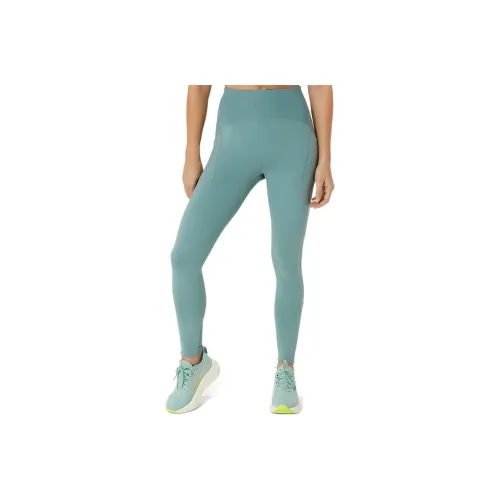 Asics ROAD Knitted Sports Pants Women's Celadon Green