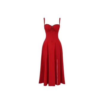 HOUSE OF CB Slip Dress Women's Red Rose