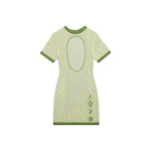 JORDAN X UNION Short Sleeved Dresses Women's Green