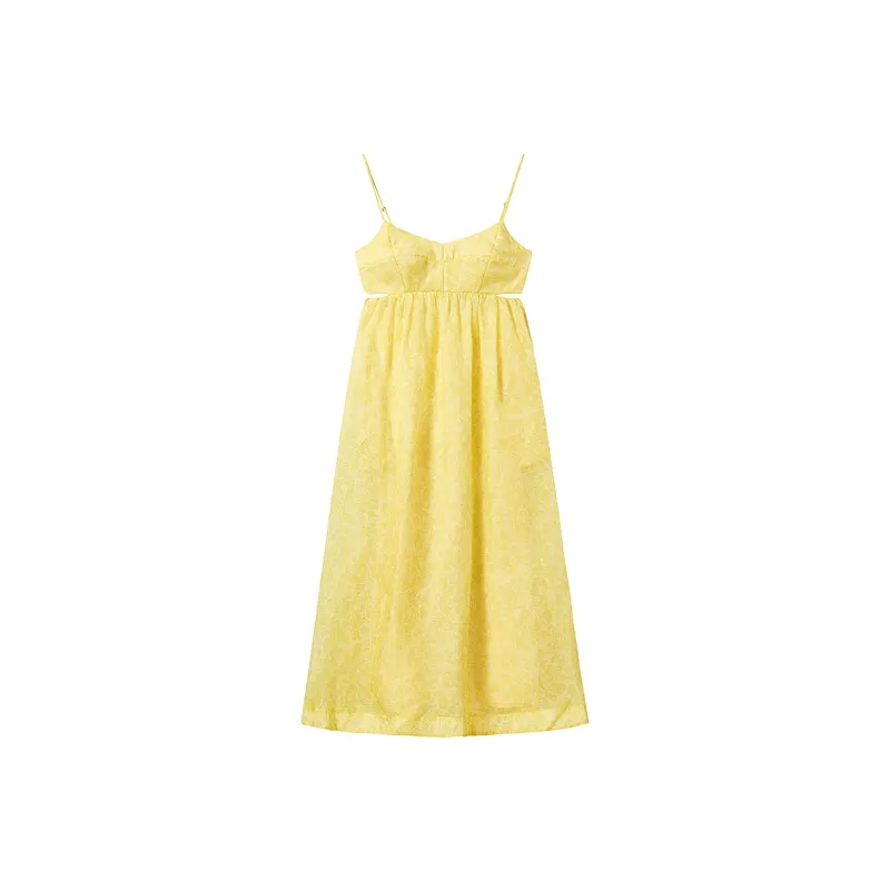 Miss Sixty Slip Dresses Women's Yellow-0