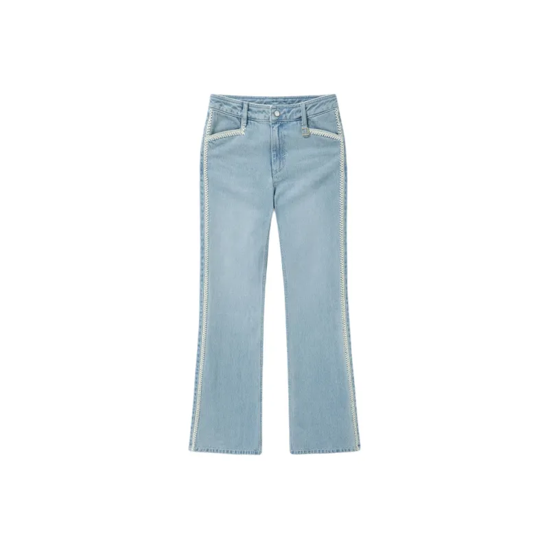 WOOYOUNGMI Jeans Women's Light Blue-0