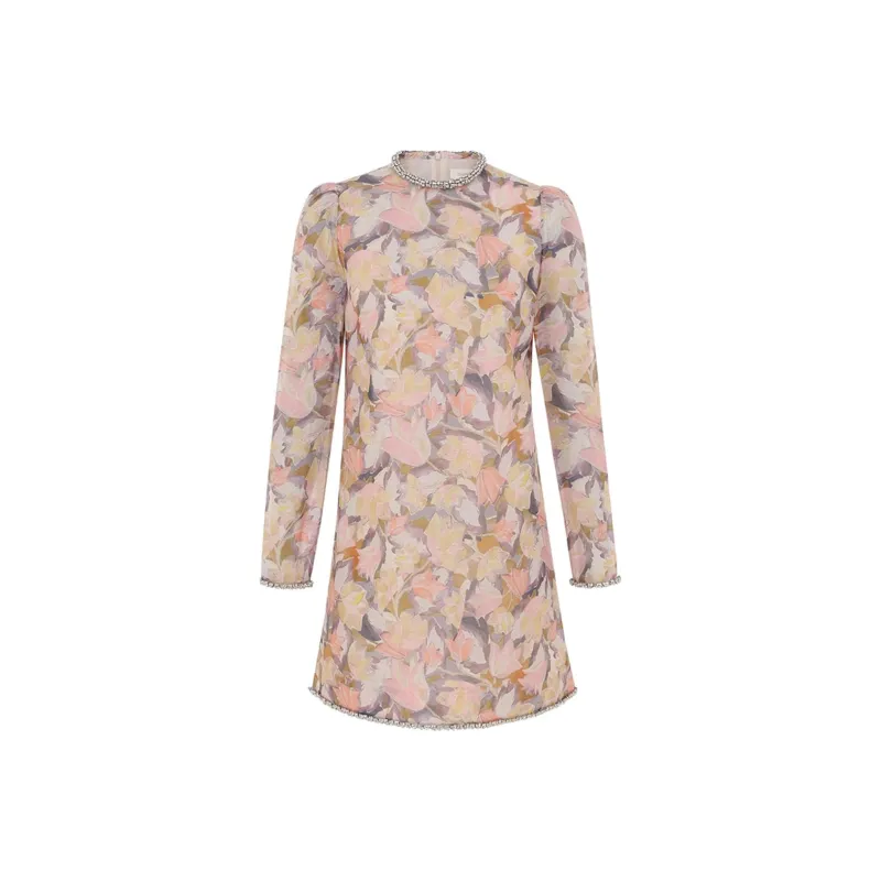 Zimmermann Illustration Embellished Mini Dress-0