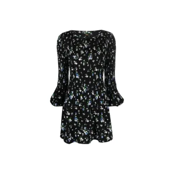 Maje Long-Sleeved Dresses Women's Black