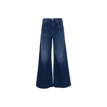 MOTHER The Ditcher Roller Sneak Wide Leg Jeans