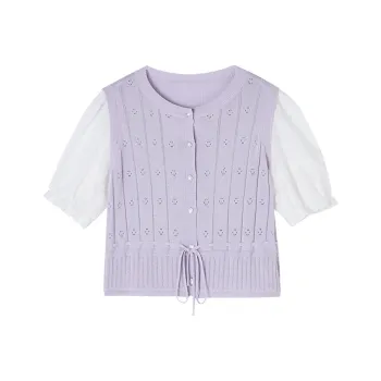 XIANGYING Knitwear Women's Purple