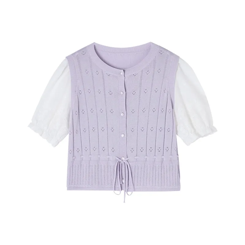 XIANGYING Knitwear Women's Purple-0