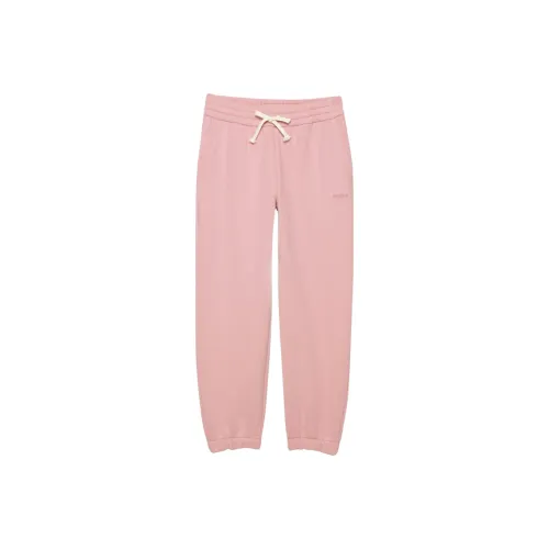 ARITZIA Cozy Sweatfleece Boyfriend Contrast Jogger Knitted Sports Pants Women's Tart Pink/Acid Pink