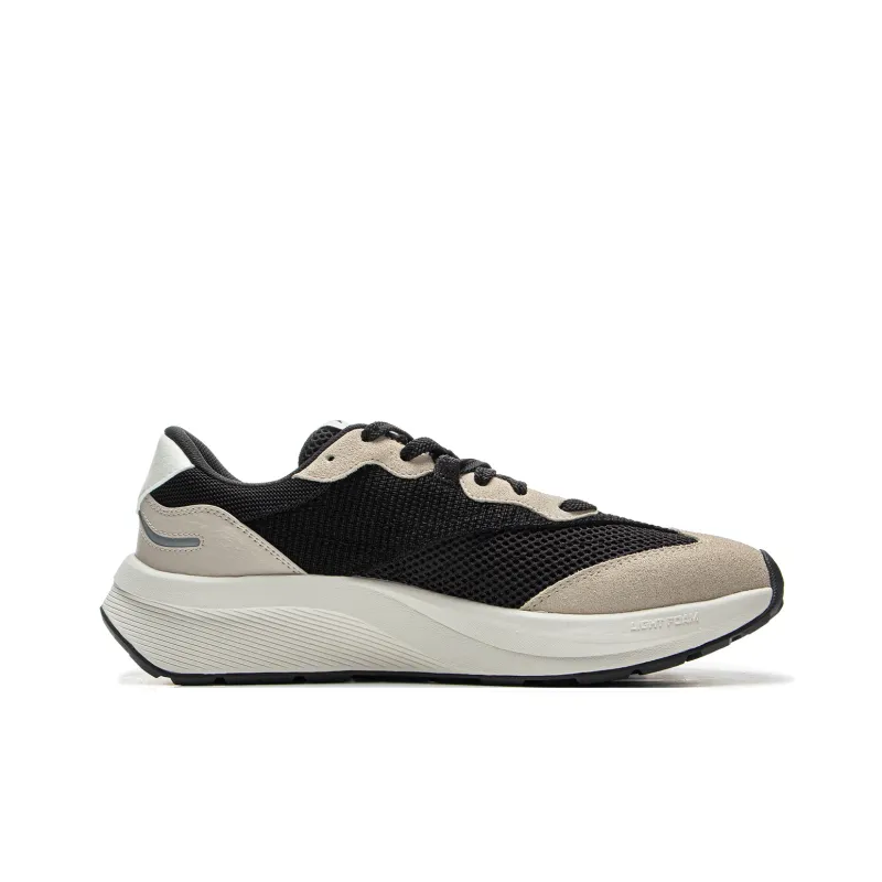 LiNing Honor M500 Cushioning, Slip Resistant, Abrasion Resistant Support Low Top Casual Shoes Men's Gray Black-1