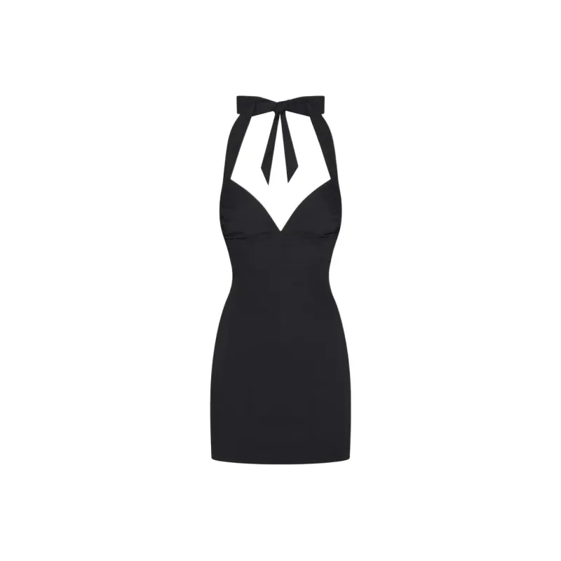 Khy SS24 DROP 007 Poplin Seamed Mini Dress Sleeveless Dress Women's Black-0