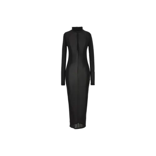 ISABEL MARANT Semi Sheer High Neck Long Sleeved Dress