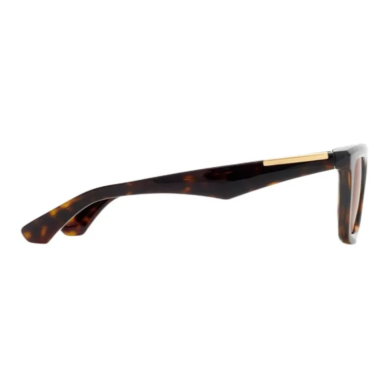 Burberry Nylon Irregular Shape Sunglasses Women's Brown-1
