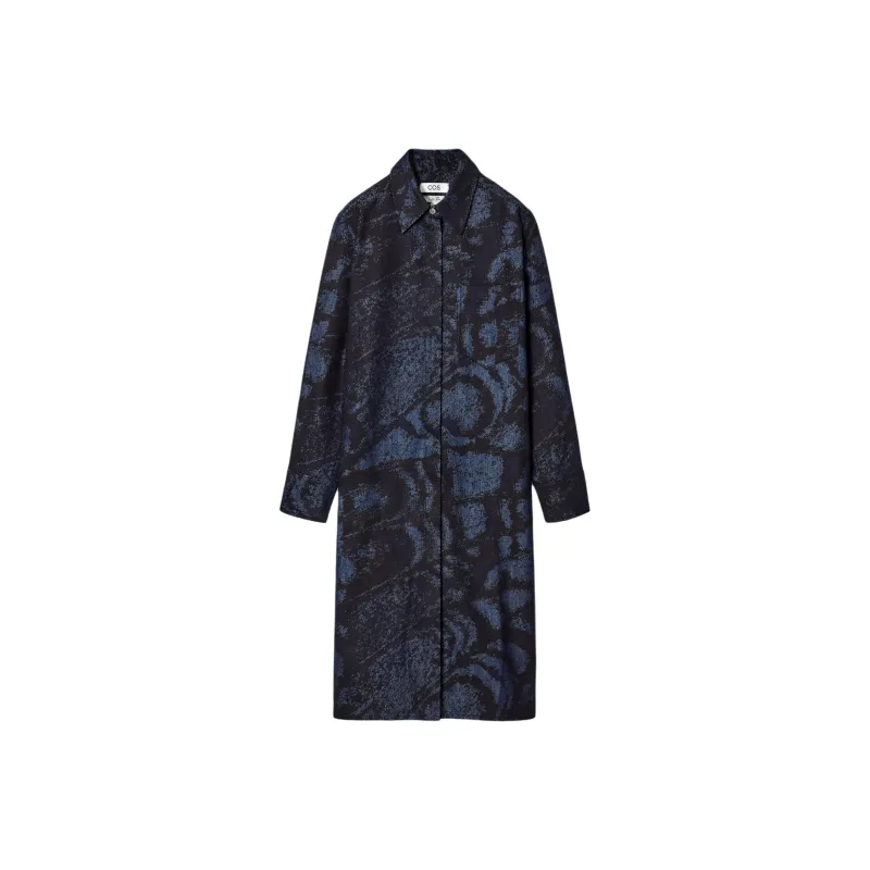COS Chris Perani Collaboration Long Sleeved Dresses Women's Dark Blue-0