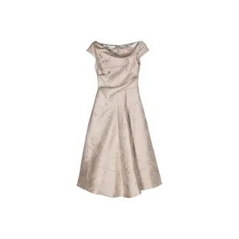 Talbot Runhof Kobold2 Flared Midi Dress