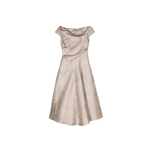 Talbot Runhof Kobold2 Flared Midi Dress