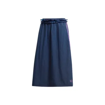 Adidas Originals RUFFLE Casual Long Skirts Women's Navy