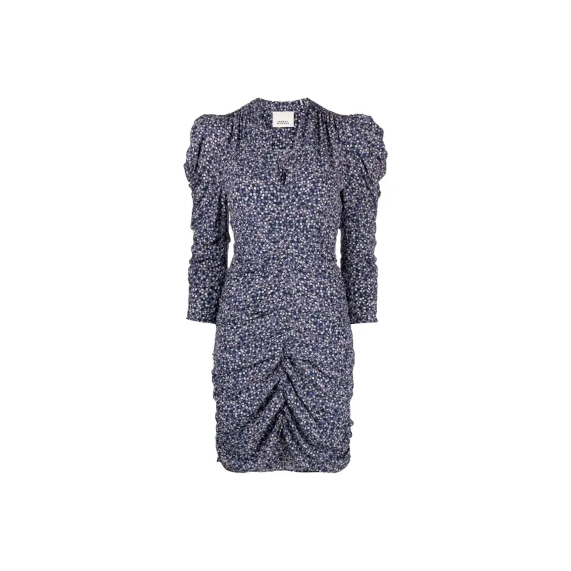 ISABEL MARANT Celina Floral print Silk Dress-0