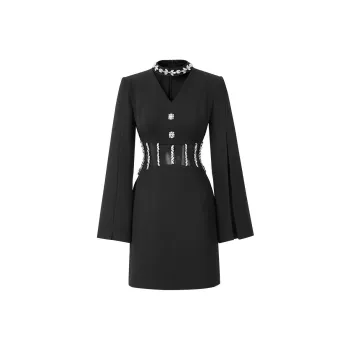 Misi Camii Long Sleeved Dresses Women's Black