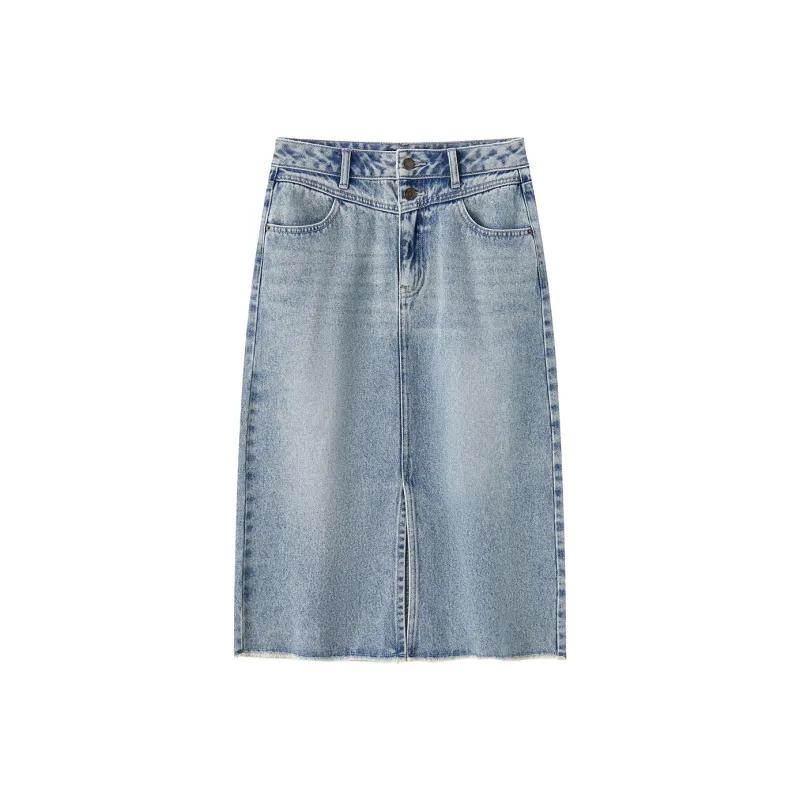 SEM/R Denim Long Skirts Women's-5