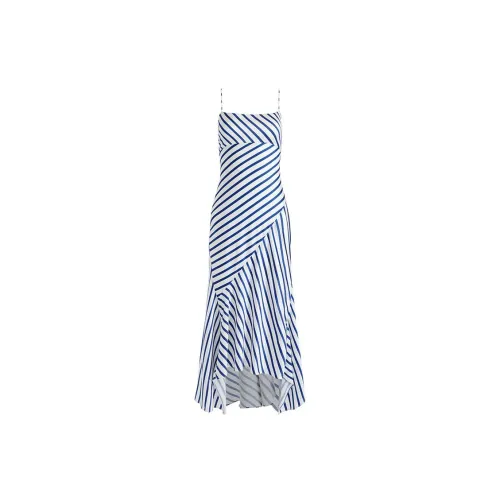 ALICE+OLIVIA Rosa Striped Midi Dress