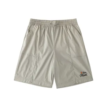 CHAOJIANTA Casual Shorts Women's Cyan Smoke Gray 2