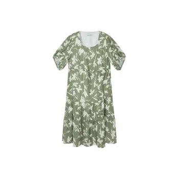 MSLAN Short-Sleeved Dresses Women's Rockwell Tea Green