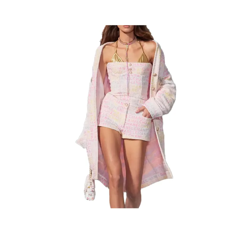 CHANEL SS24 24C Casual Shorts Women's Pink-0