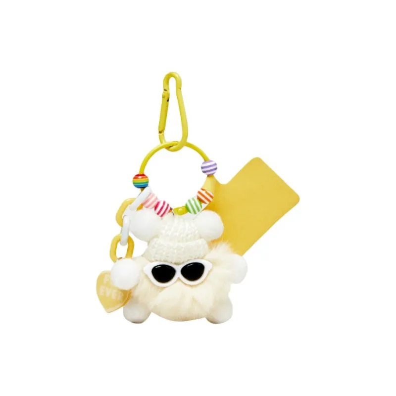 Narandu Rex Rabbit Fur Keychain Bag Accessory Women's Multicolor-3