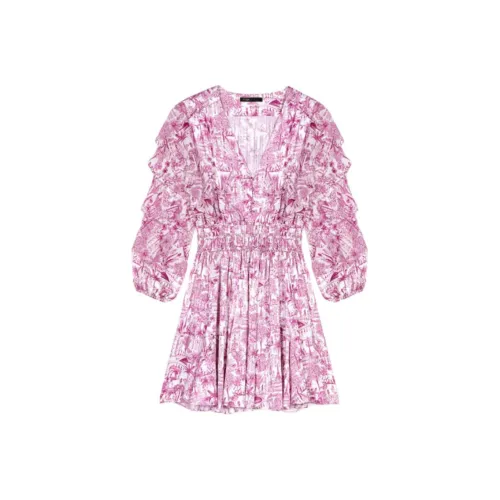 Elisabetta Franchi Micro Ruffles Dress