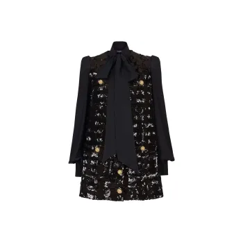 BALMAIN Sequin embellished Mini Dress