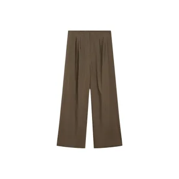 Massimo Dutti Casual Pants Women's Brown Green